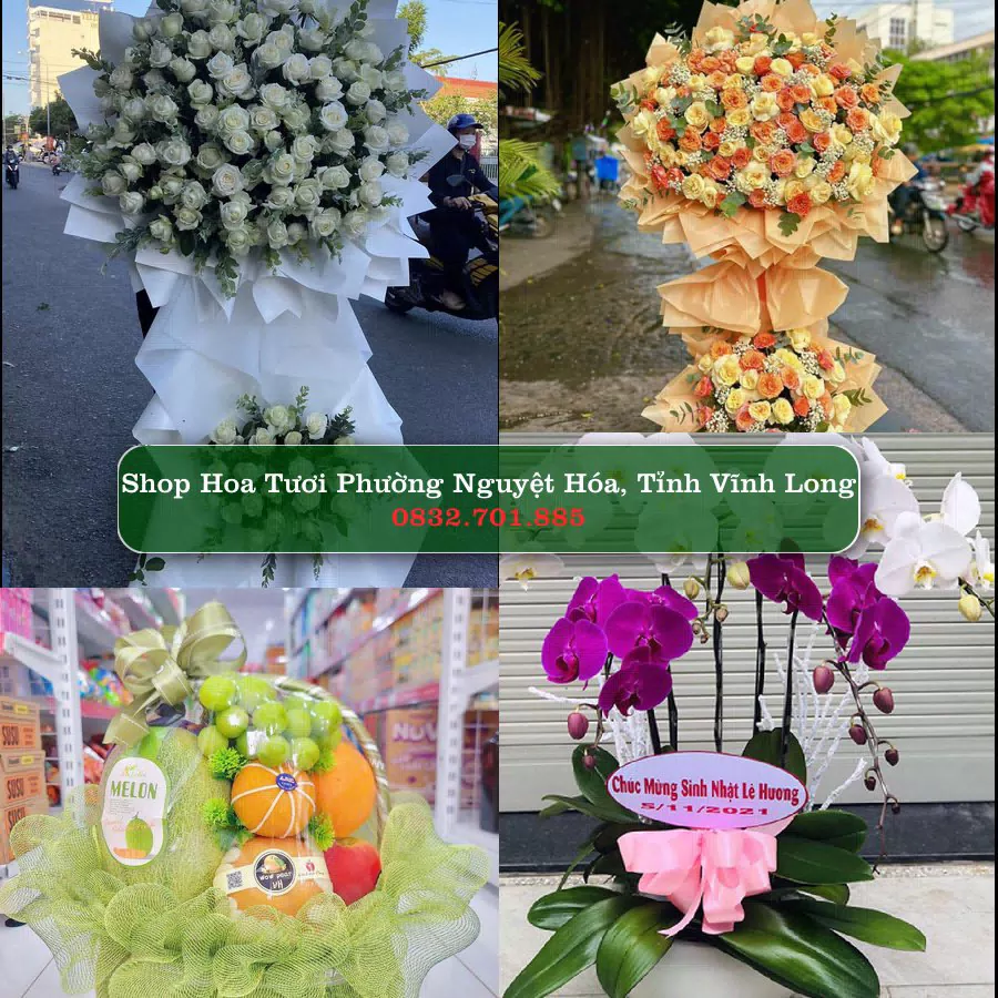 Shop Hoa Tươi Phường Nguyệt Hóa - Tỉnh Vĩnh Long