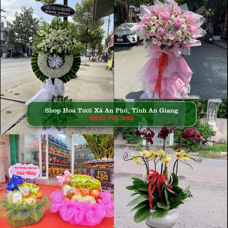 Shop hoa tươi Xã An Phú, Tỉnh An Giang - ThuyHoaTuoi.Com giao hoa tận nơi