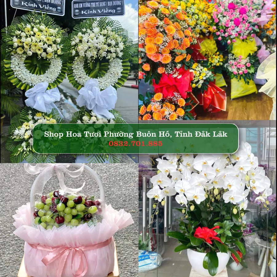 Shop Hoa Tươi Phường Buôn Hồ - Tỉnh Đắk Lắk