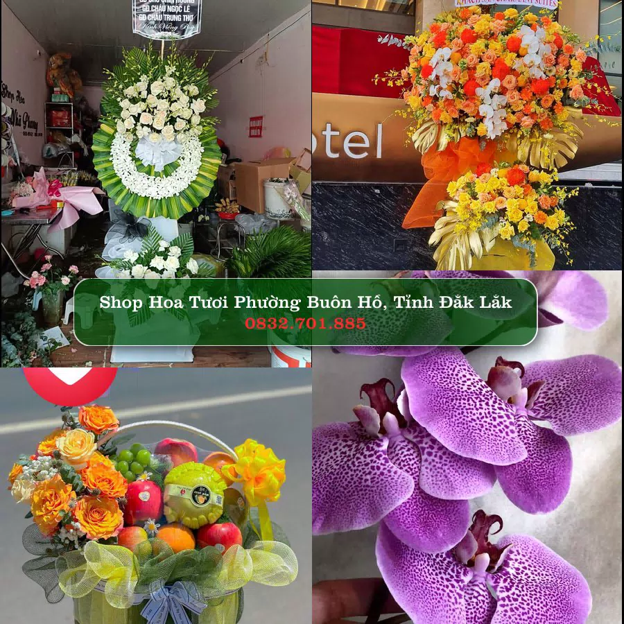 Shop hoa tươi Phường Buôn Hồ, Tỉnh Đắk Lắk - ThuyHoaTuoi.Com giao hoa tận nơi