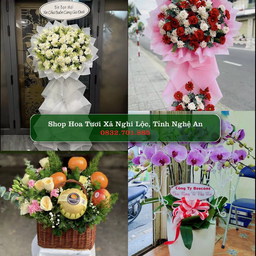 Shop Hoa Tươi Xã Nghi Lộc - Tỉnh Nghệ An