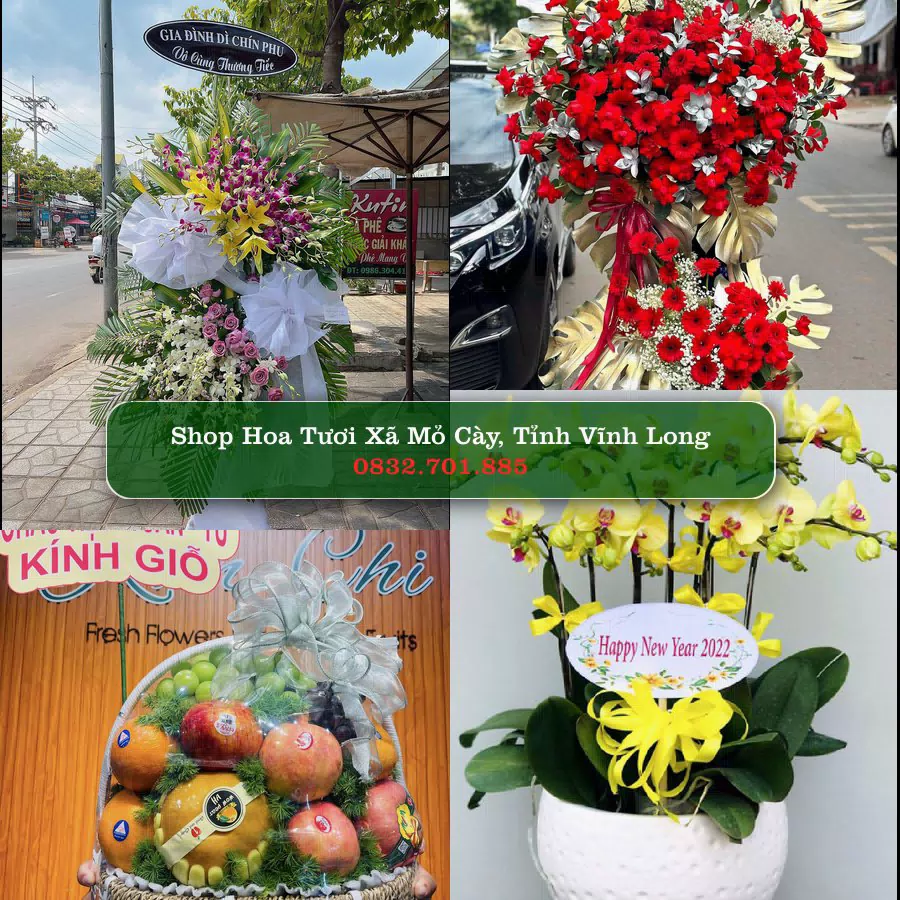 Shop hoa tươi Xã Mỏ Cày, Tỉnh Vĩnh Long - ThuyHoaTuoi.Com giao hoa tận nơi