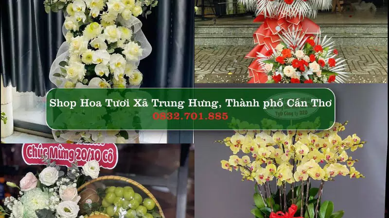 Shop Hoa Tươi Xã Trung Hưng - Thành phố Cần Thơ