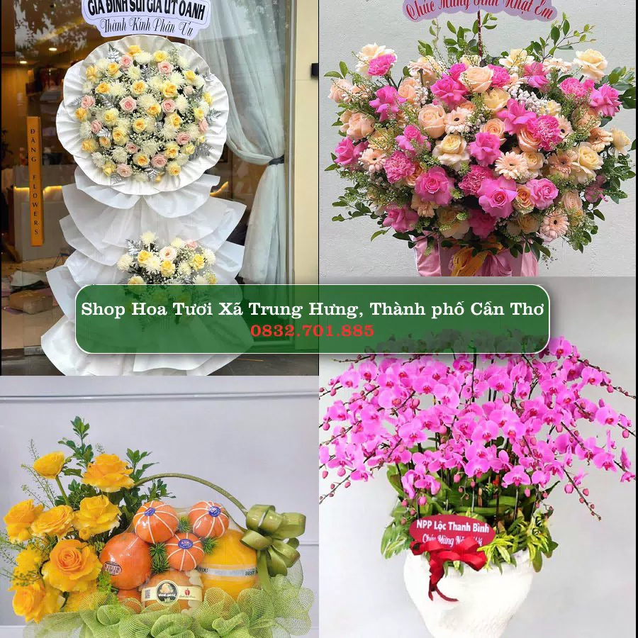Shop hoa tươi Xã Trung Hưng, Thành phố Cần Thơ - ThuyHoaTuoi.Com giao hoa tận nơi