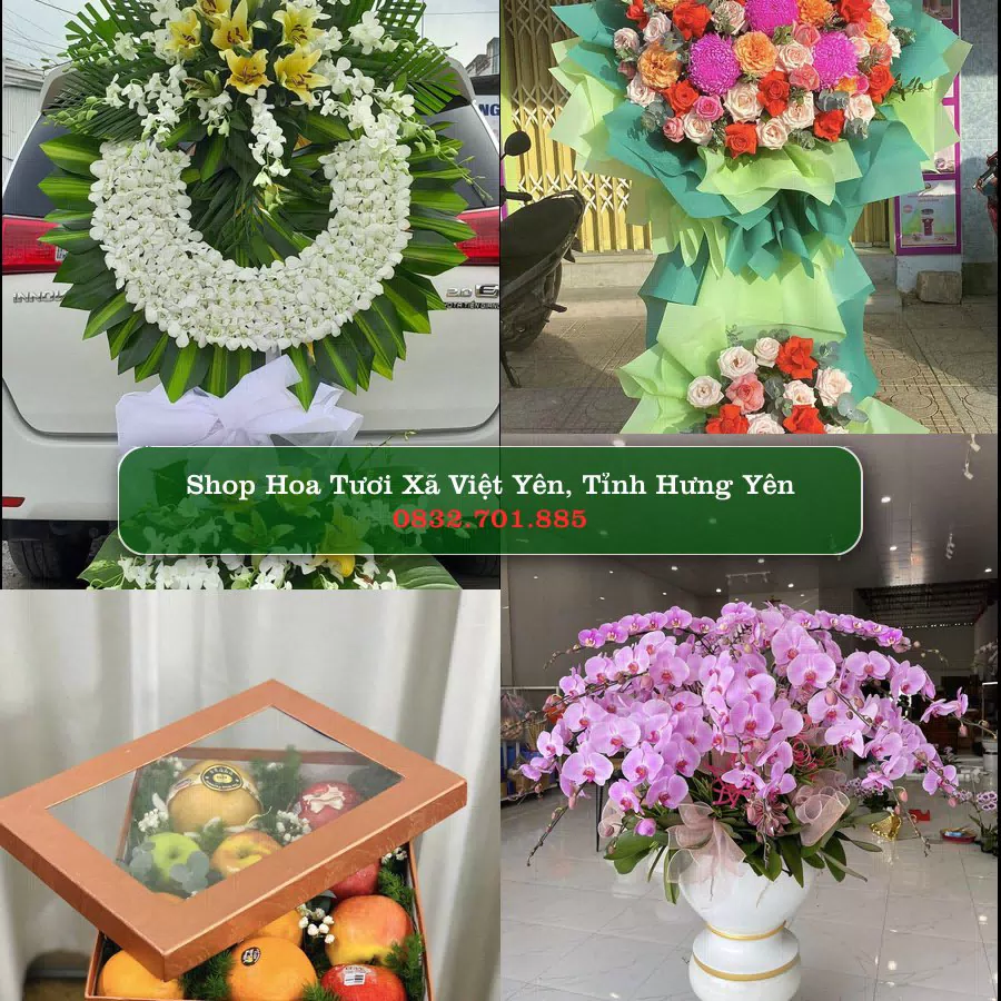 Shop hoa tươi Xã Việt Yên, Tỉnh Hưng Yên - ThuyHoaTuoi.Com giao hoa tận nơi