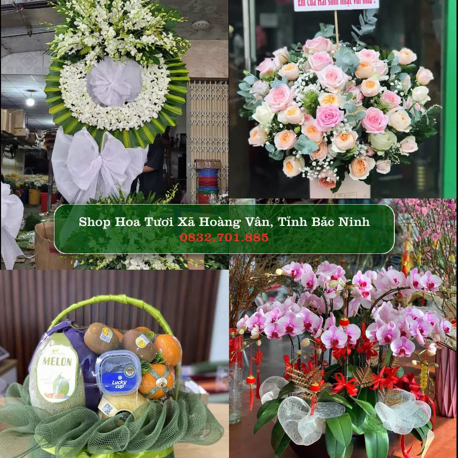 Shop hoa tươi Xã Hoàng Vân, Tỉnh Bắc Ninh - ThuyHoaTuoi.Com giao hoa tận nơi