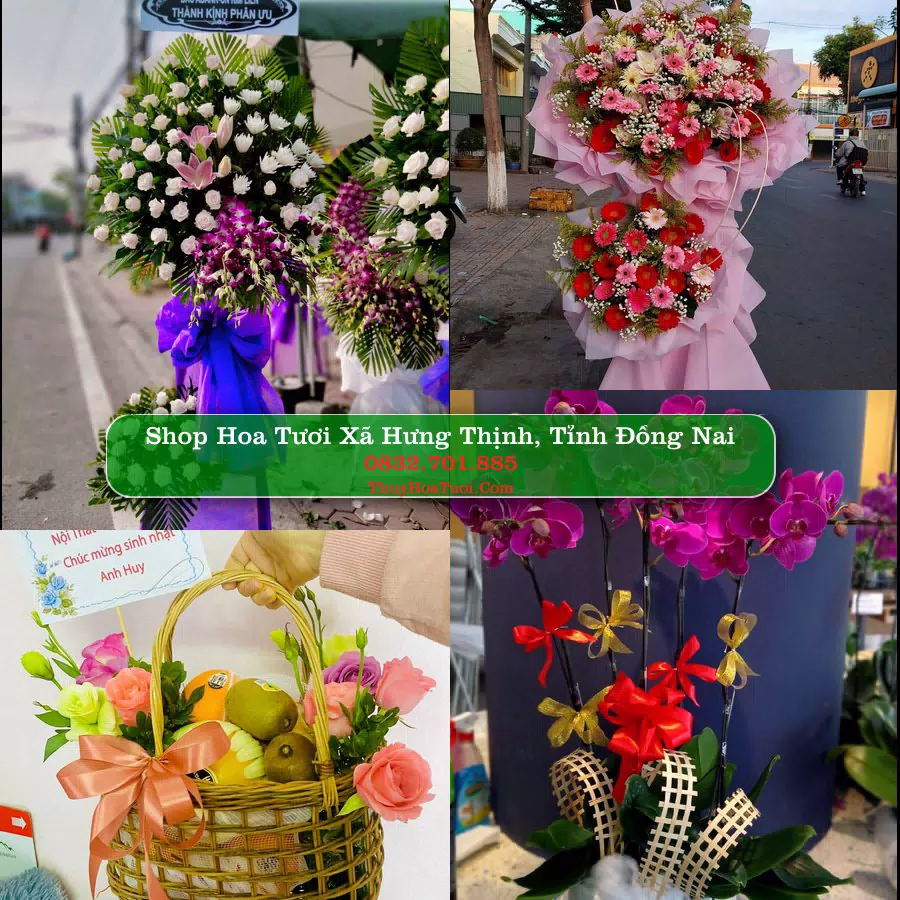 Shop hoa tươi Xã Hưng Thịnh, Tỉnh Đồng Nai - ThuyHoaTuoi.Com giao hoa tận nơi