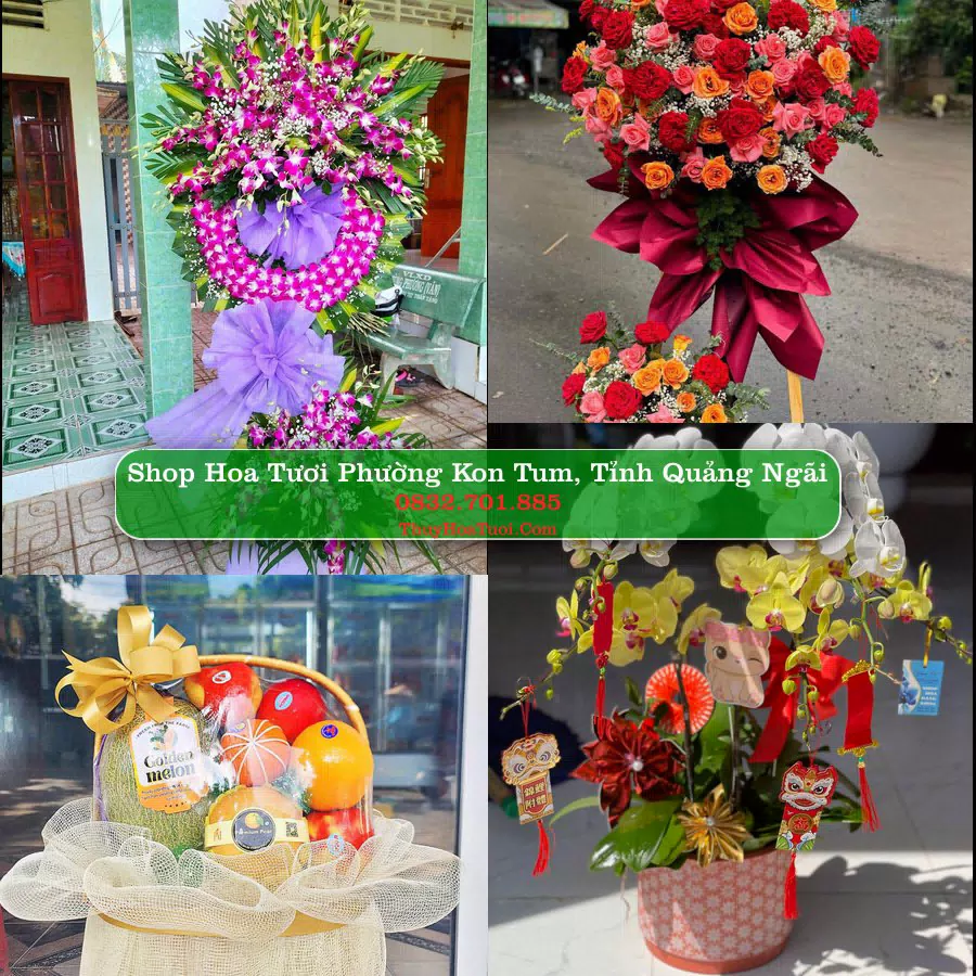Shop hoa tươi Phường Kon Tum, Tỉnh Quảng Ngãi - ThuyHoaTuoi.Com giao hoa tận nơi