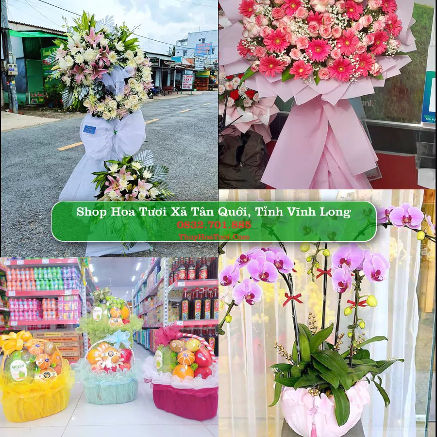 Shop hoa tươi Xã Tân Quới, Tỉnh Vĩnh Long - ThuyHoaTuoi.Com giao hoa tận nơi
