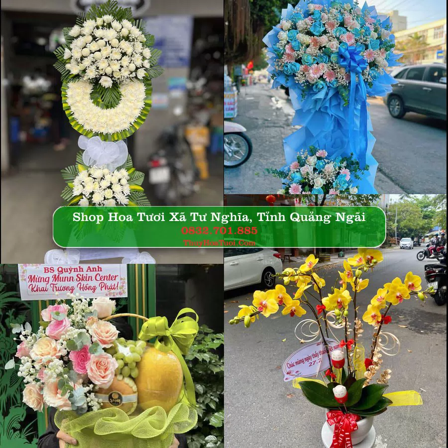 Shop hoa tươi Xã Tư Nghĩa, Tỉnh Quảng Ngãi - ThuyHoaTuoi.Com giao hoa tận nơi