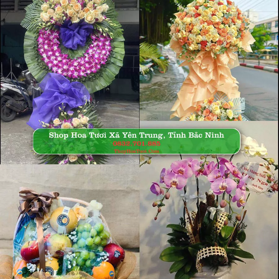 Shop Hoa Tươi Xã Yên Trung - Tỉnh Bắc Ninh