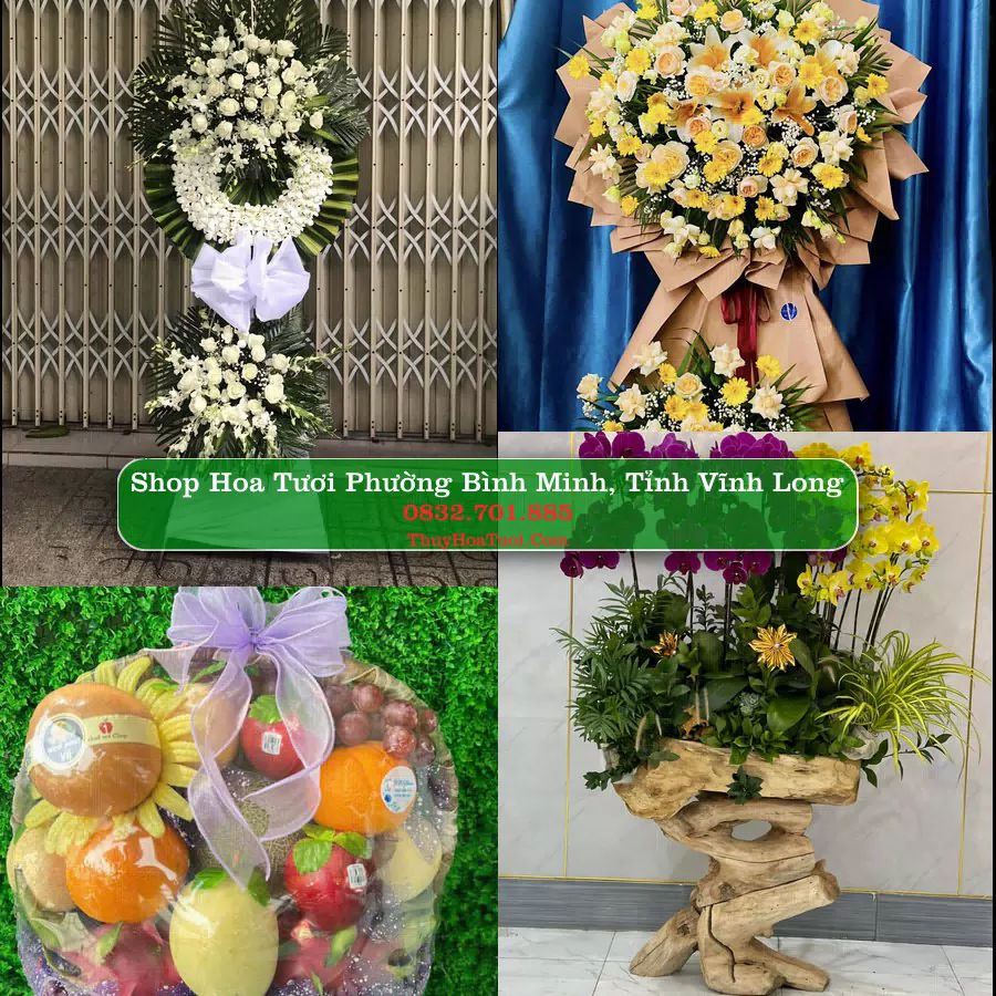 Shop hoa tươi Phường Bình Minh, Tỉnh Vĩnh Long - ThuyHoaTuoi.Com giao hoa tận nơi