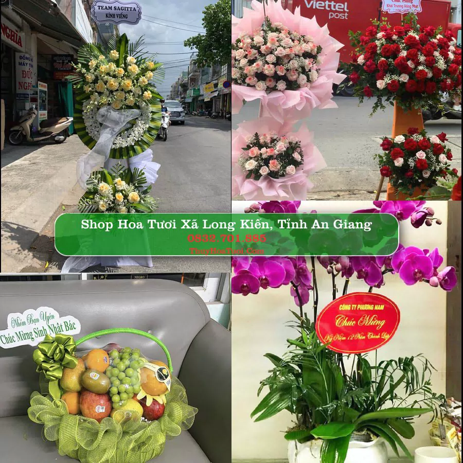 Shop Hoa Tươi Xã Long Kiến - Tỉnh An Giang