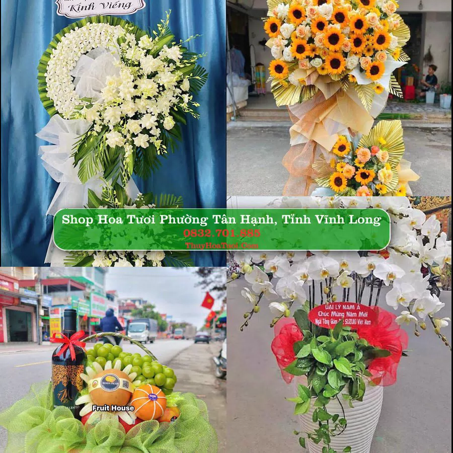 Shop hoa tươi Phường Tân Hạnh, Tỉnh Vĩnh Long - ThuyHoaTuoi.Com giao hoa tận nơi