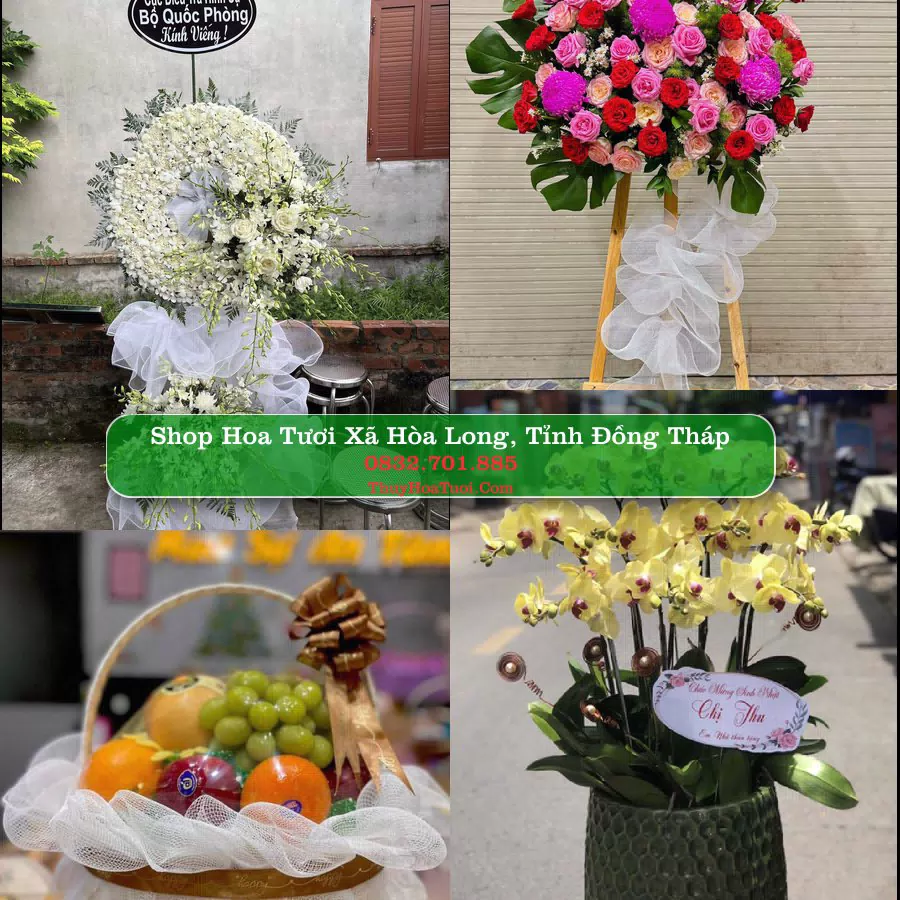 Shop hoa tươi Xã Hòa Long, Tỉnh Đồng Tháp - ThuyHoaTuoi.Com giao hoa tận nơi