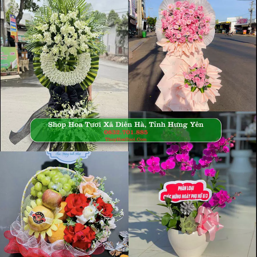 Shop Hoa Tươi Xã Diên Hà - Tỉnh Hưng Yên