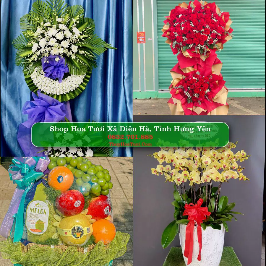 Shop hoa tươi Xã Diên Hà, Tỉnh Hưng Yên - ThuyHoaTuoi.Com giao hoa tận nơi
