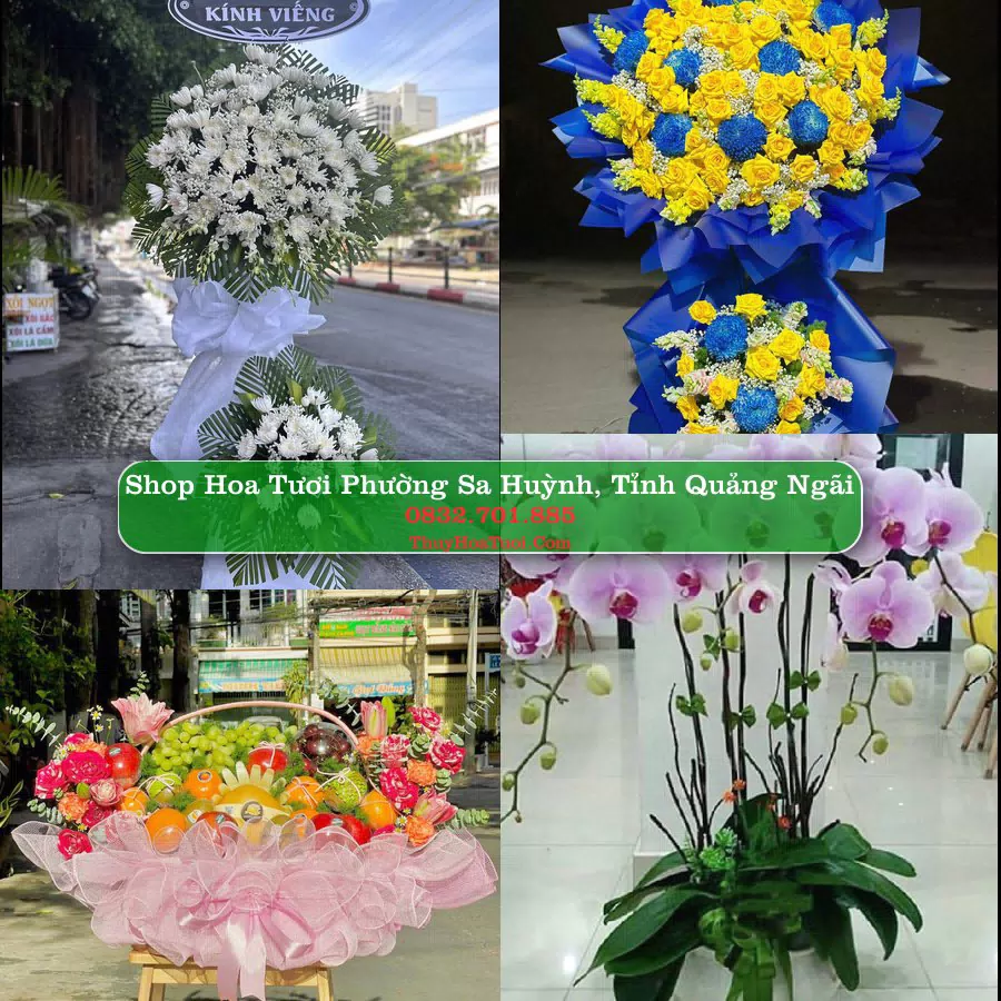 Shop hoa tươi Phường Sa Huỳnh, Tỉnh Quảng Ngãi - ThuyHoaTuoi.Com giao hoa tận nơi