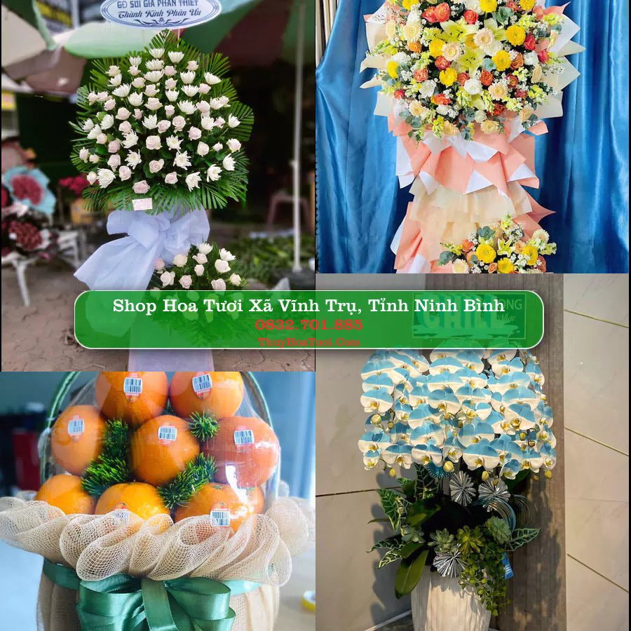 Shop hoa tươi Xã Vĩnh Trụ, Tỉnh Ninh Bình - ThuyHoaTuoi.Com giao hoa tận nơi