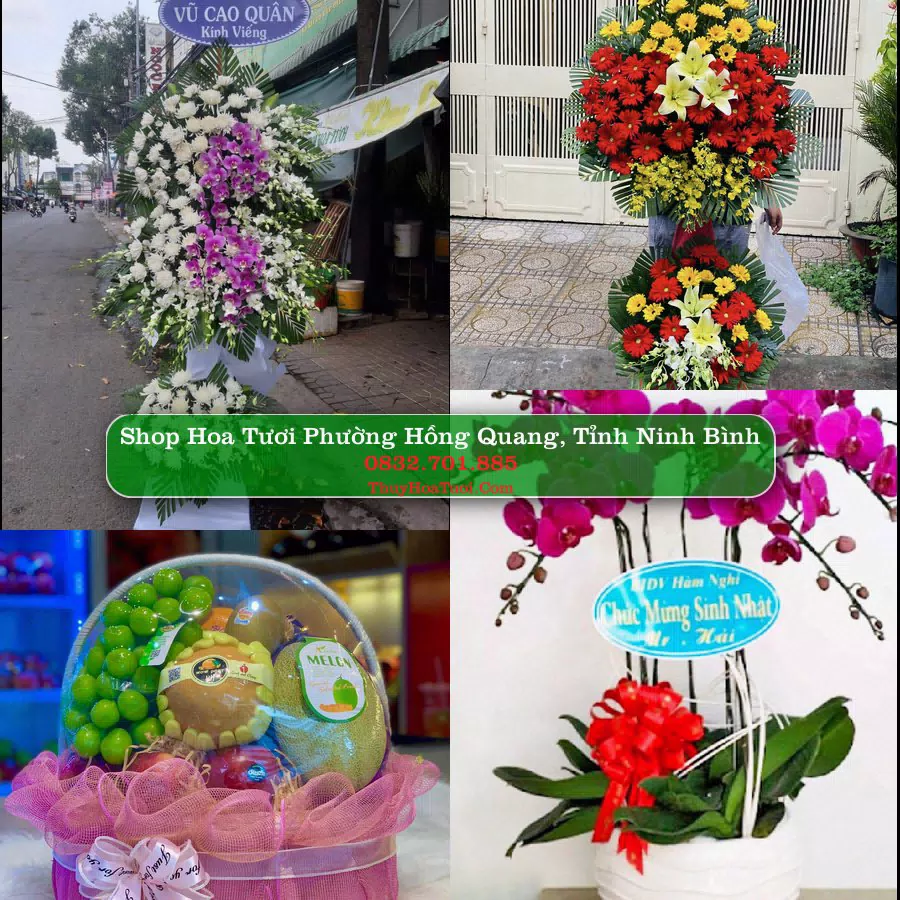 Shop hoa tươi Phường Hồng Quang, Tỉnh Ninh Bình - ThuyHoaTuoi.Com giao hoa tận nơi