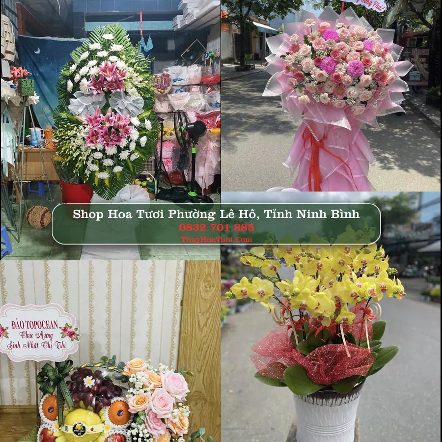 Shop hoa tươi Phường Lê Hồ, Tỉnh Ninh Bình - ThuyHoaTuoi.Com giao hoa tận nơi