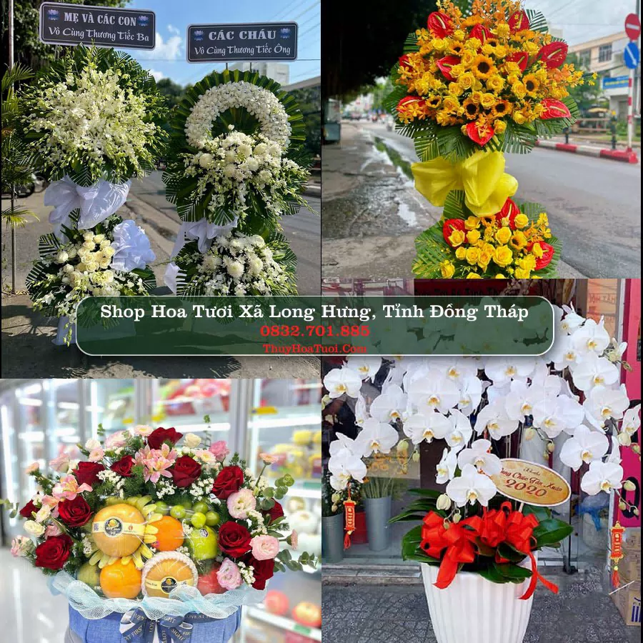 Shop Hoa Tươi Xã Long Hưng - Tỉnh Đồng Tháp