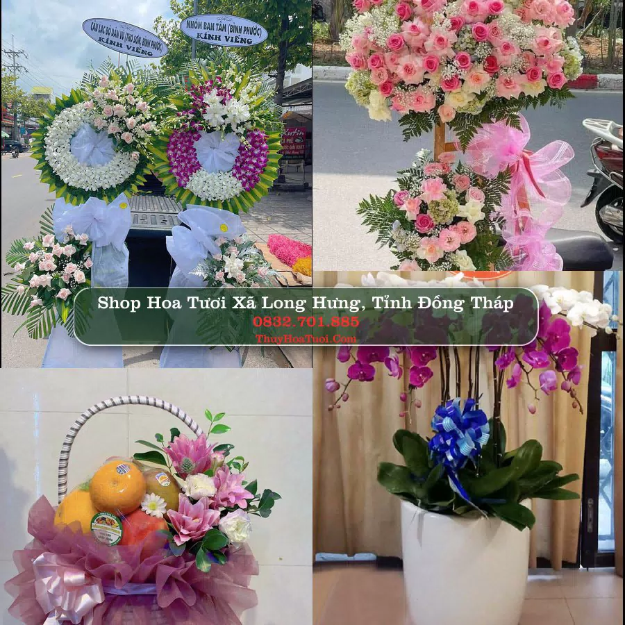 Shop hoa tươi Xã Long Hưng, Tỉnh Đồng Tháp - ThuyHoaTuoi.Com giao hoa tận nơi