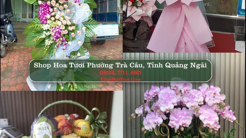 Shop Hoa Tươi Phường Trà Câu - Tỉnh Quảng Ngãi