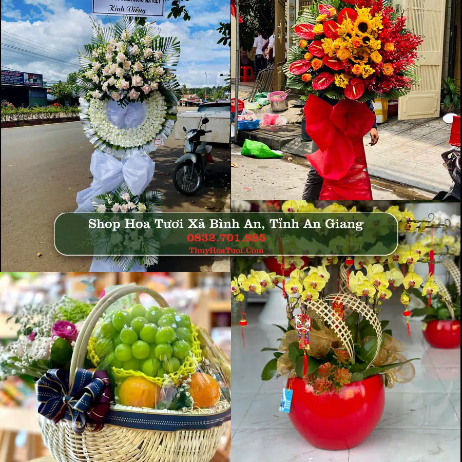 Shop hoa tươi Xã Bình An, Tỉnh An Giang - ThuyHoaTuoi.Com giao hoa tận nơi