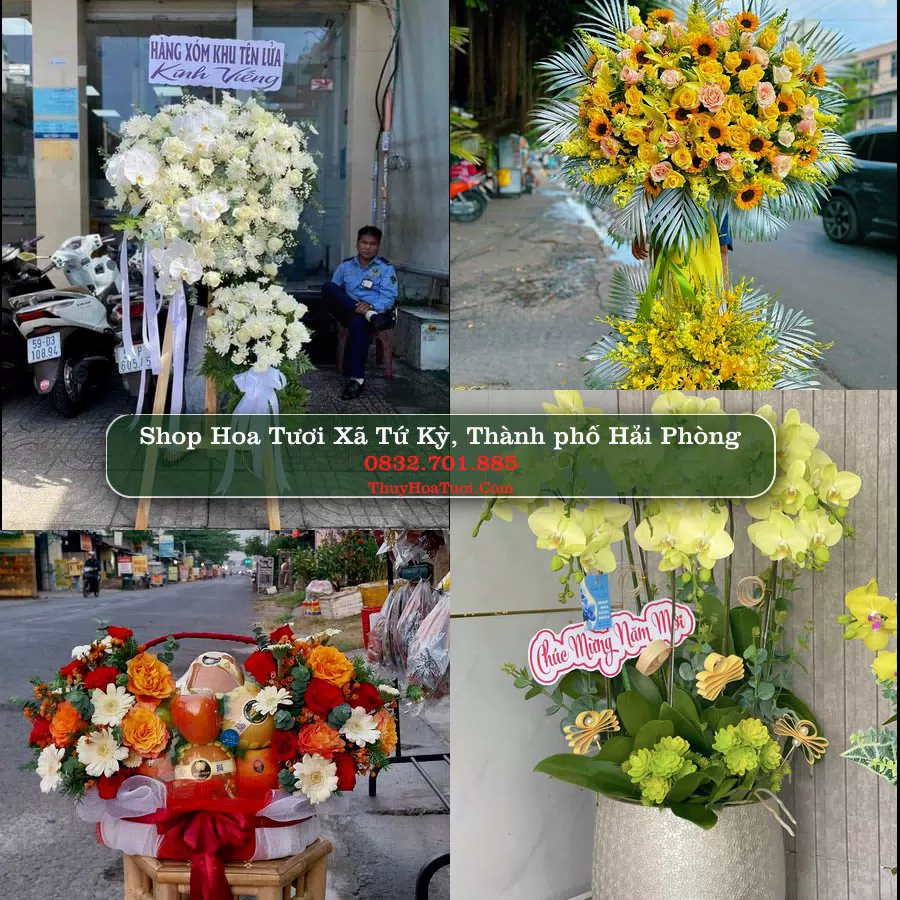 Shop hoa tươi Xã Tứ Kỳ, Thành phố Hải Phòng - ThuyHoaTuoi.Com giao hoa tận nơi