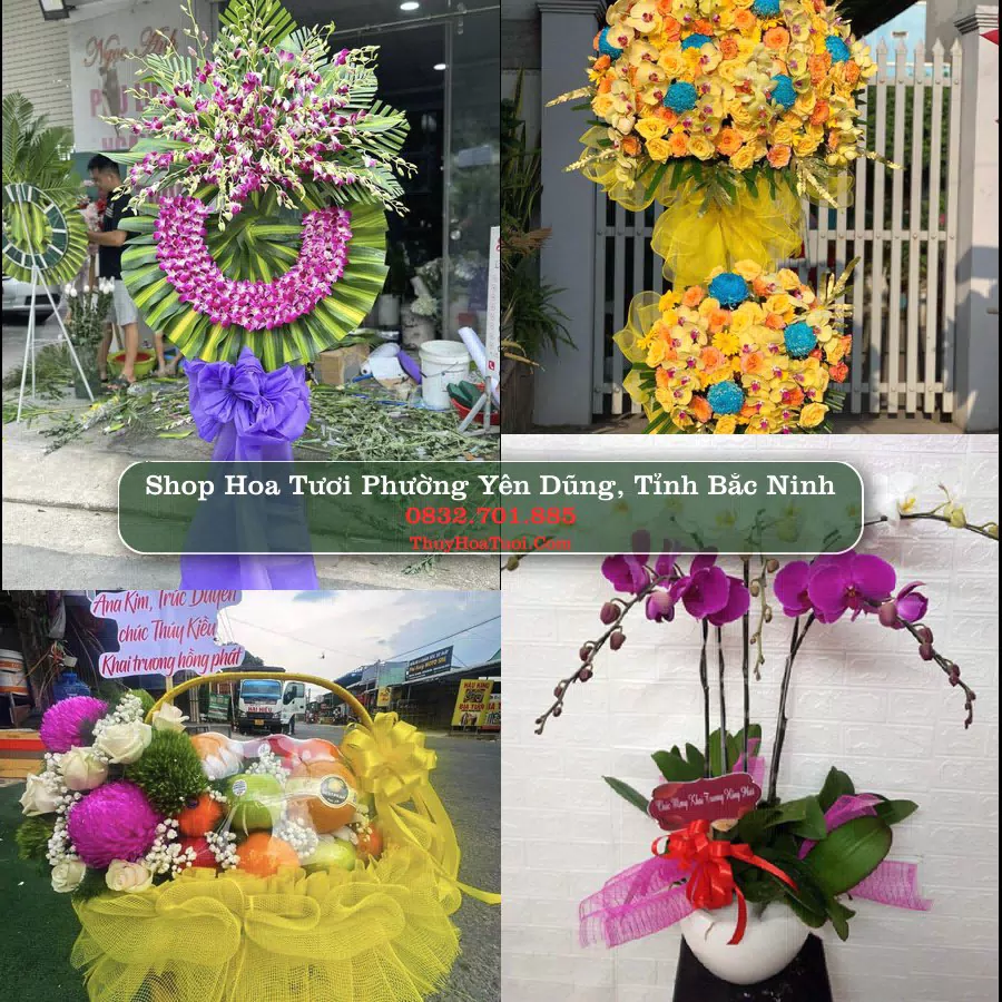 Shop hoa tươi Phường Yên Dũng, Tỉnh Bắc Ninh - ThuyHoaTuoi.Com giao hoa tận nơi