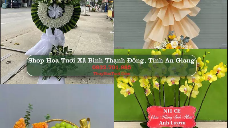 Shop Hoa Tươi Xã Bình Thạnh Đông - Tỉnh An Giang