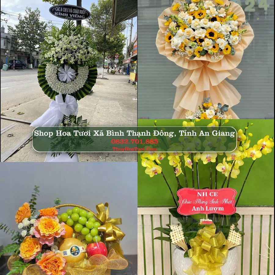 Shop Hoa Tươi Xã Bình Thạnh Đông - Tỉnh An Giang