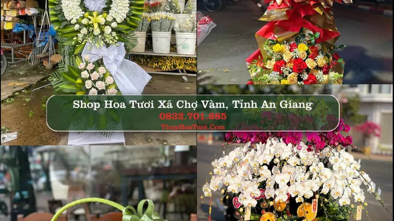 Shop Hoa Tươi Xã Chợ Vàm - Tỉnh An Giang