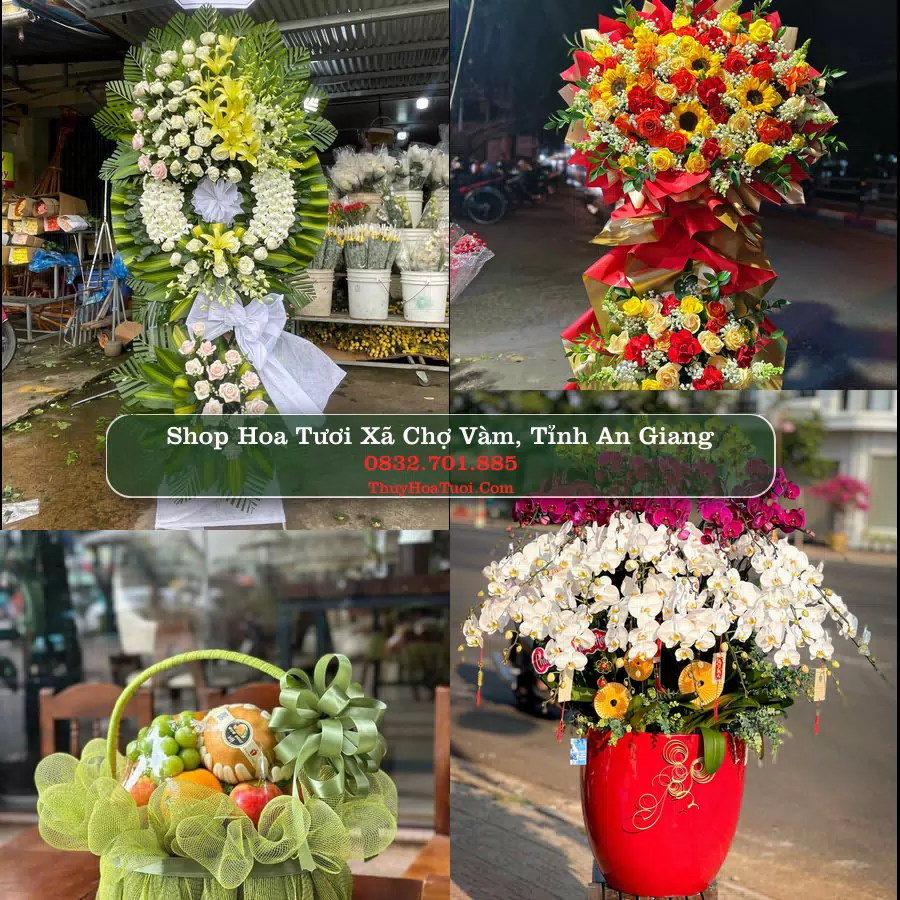 Shop Hoa Tươi Xã Chợ Vàm - Tỉnh An Giang