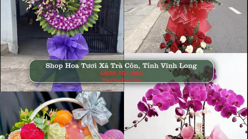 Shop Hoa Tươi Xã Trà Côn - Tỉnh Vĩnh Long