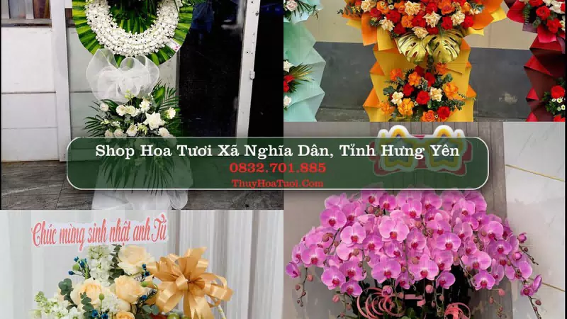 Shop Hoa Tươi Xã Nghĩa Dân - Tỉnh Hưng Yên