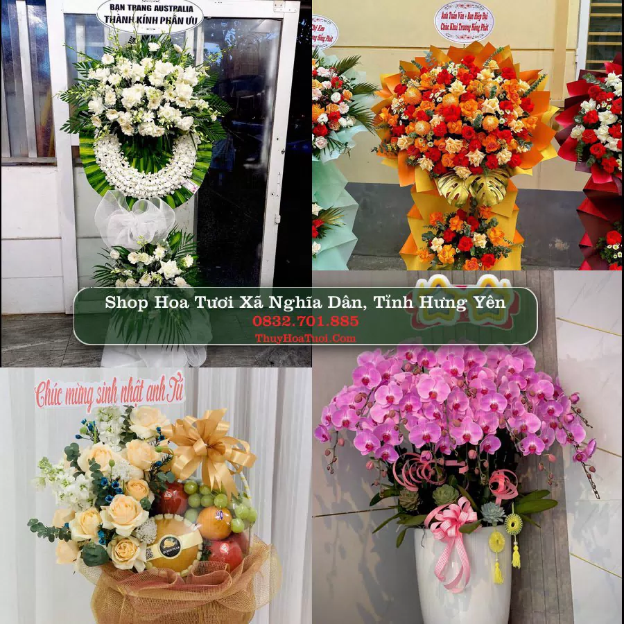 Shop Hoa Tươi Xã Nghĩa Dân - Tỉnh Hưng Yên