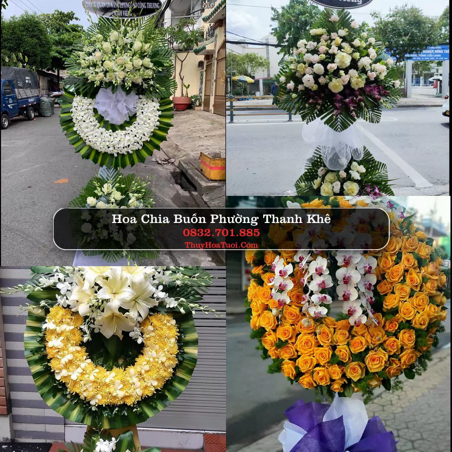 Đặt Vòng Hoa Chia Buồn tại Phường Thanh Khê, Đà Nẵng