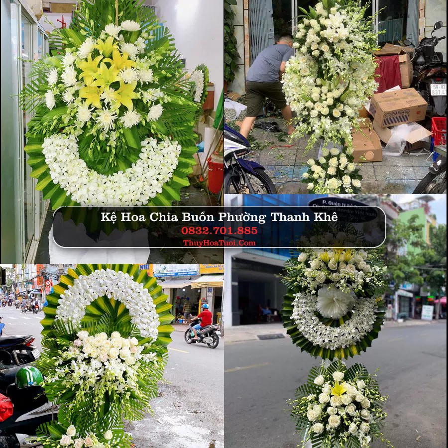Vòng hoa chia buồn Phường Thanh Khê - ThuyHoaTuoi.Com