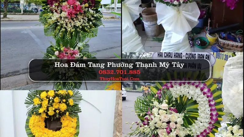 Đặt Vòng Hoa Đám Tang tại Phường Thạnh Mỹ Tây, TP.HCM