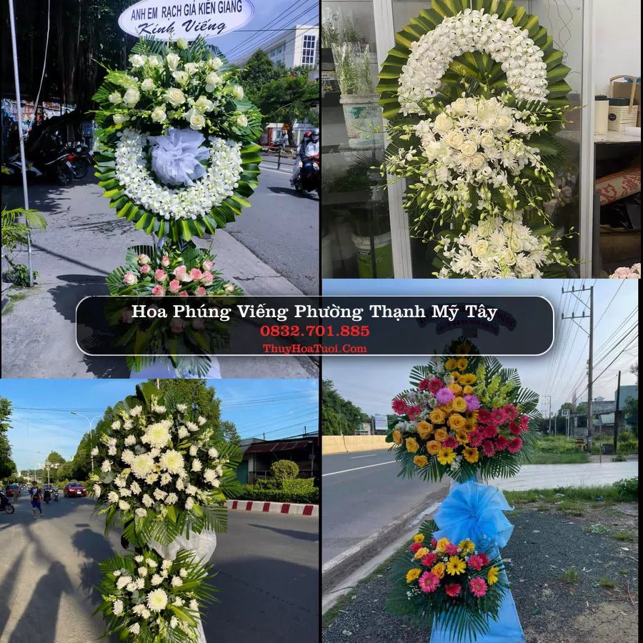 Kệ hoa tang lễ giao tại Phường Thạnh Mỹ Tây, TP.HCM