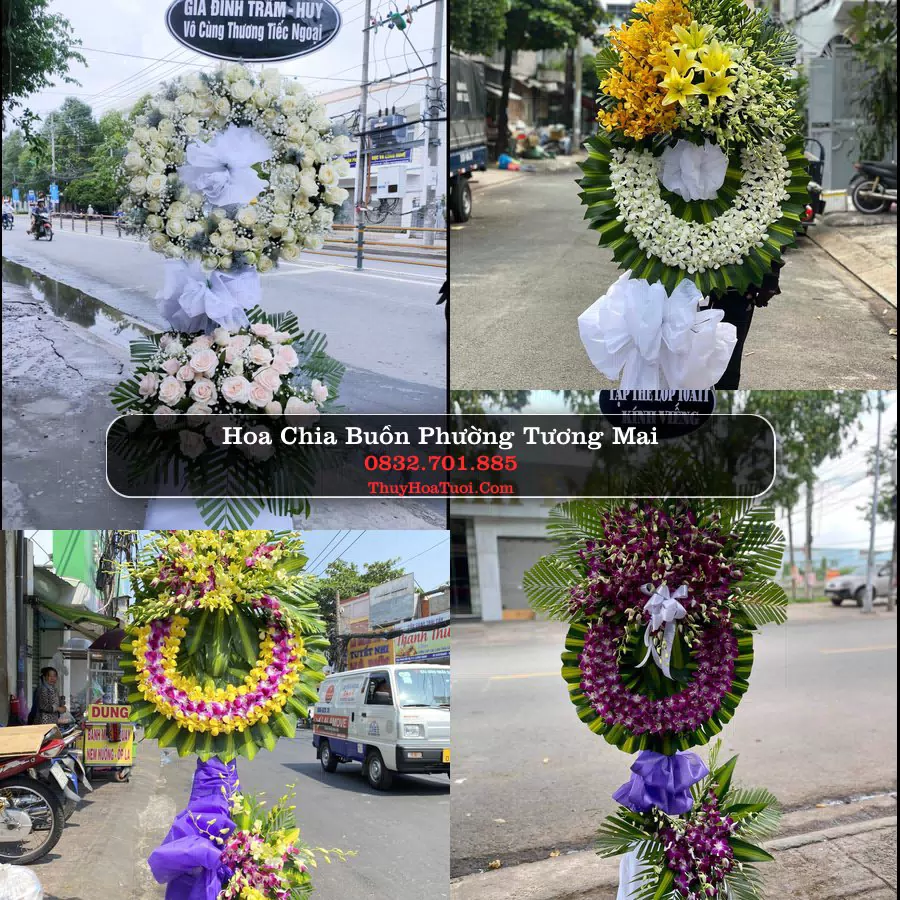 Kệ hoa tang lễ giao tại Phường Tương Mai, Hà Nội