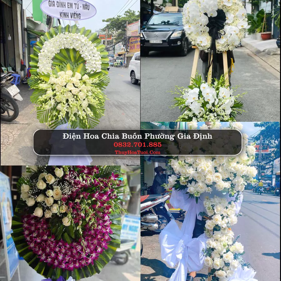 Kệ hoa tang lễ giao tại Phường Gia Định, TP.HCM