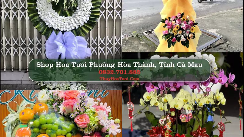 Shop Hoa Tươi Phường Hòa Thành - Tỉnh Cà Mau