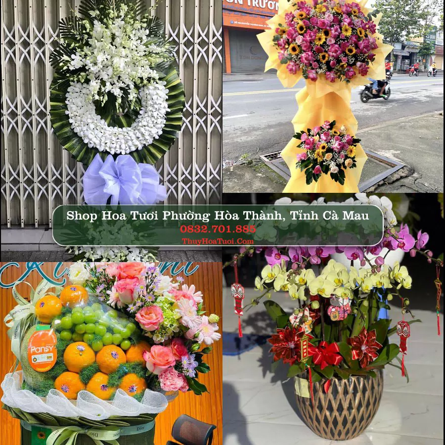 Shop Hoa Tươi Phường Hòa Thành - Tỉnh Cà Mau