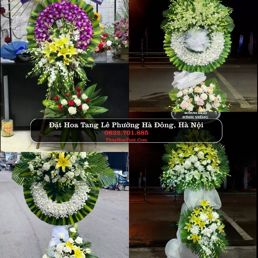 Đặt Vòng Hoa Chia Buồn tại Phường Hà Đông, Hà Nội