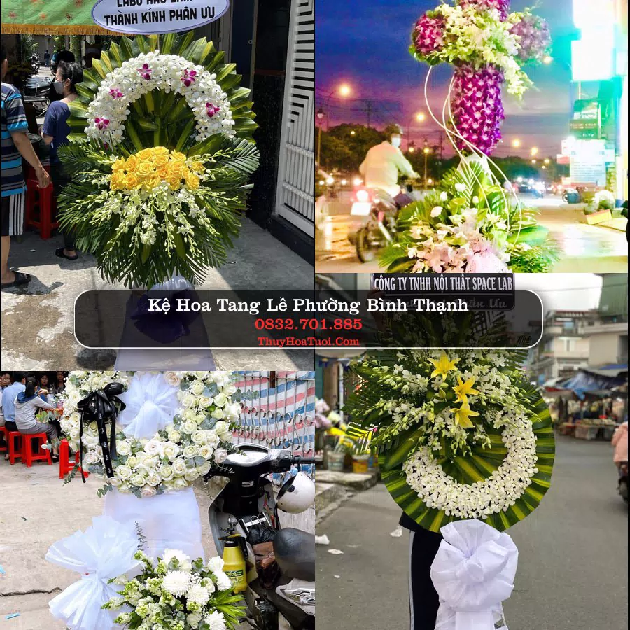 Đặt Vòng Hoa Tang Lễ tại Phường Bình Thạnh, TP.HCM