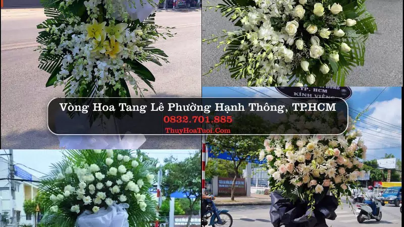 Đặt Vòng Hoa Tang Lễ tại Phường Hạnh Thông, TP.HCM