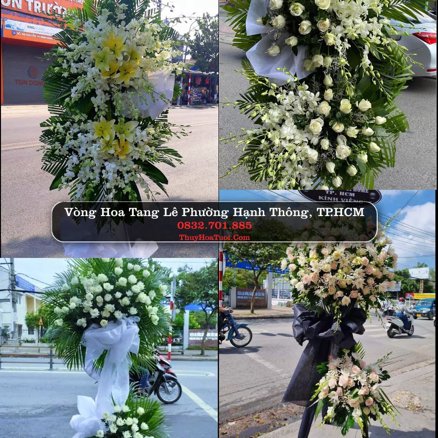 Đặt Vòng Hoa Tang Lễ tại Phường Hạnh Thông, TP.HCM